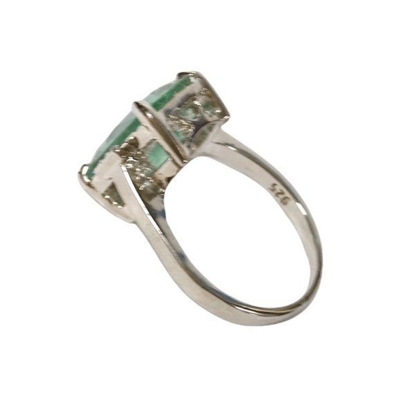 6.35 Aquamarine - 925 Sterling Silver - Picture 2 of 4